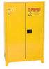 Eagle 9010 90 Gallon Yellow 18 Gauge Steel Safety Storage Cabinet With (2) Self-Closing Doors And (2) Shelves (For Flammable Liquids)  (1/EA)