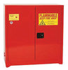 Eagle PI-47 60 Gallon Red 18 Gauge Steel Safety Storage Cabinet With (2) Manual Close Doors, (5) Shelves, Warning Labels And 3-Point Latch System (For Paint And Ink)  (1/EA)