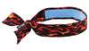 Ergodyne 12568 Flames Chill-Its 6700CT PVA Evaporative Cooling Bandana With Tie Closure (6/EA)