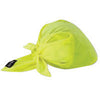 Ergodyne 12586 Hi-Viz Lime Chill-Its 6710CT Advanced PVA Evaporative Cooling Triangle Hat With Tie Closure And Towel  (1/EA)