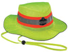 Ergodyne 12591 Large - X-Large Hi-Viz Lime Chill-Its 8935CT Advanced PVA Evaporative Ranger Hat With Reflective Stripes  (1/EA)