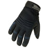 Ergodyne 16334 Large Black ProFlex 817 Synthetic Leather Thinsulate Lined Thermal Cold Weather Gloves With Terry Thumb, Woven Elastic Cuff, Double Reinforced Amara Palm, Padded Spandex Back, Neoprene Knuckle Pad And Terry Thumb Brow Wipe  (1/PR)