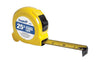 Empire 6527POP 1" X 25" Yellow ABS Case Nylon Coated High Carbon Steel Blade Closed Reel Single Side Power Measuring Tape With Inches Reading, Triple Riveted, Reinforced End Hook, Belt Clip And Slide Lock  (1/EA)
