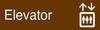 NMC EN11BN-ENGRAVED, ELEVATOR (GRAPHIC) 3X10 BROWN, 2 PLY PLASTIC (1 EACH)