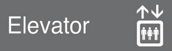 NMC EN11GY-ENGRAVED, ELEVATOR, GRAPHIC, 3X10, GREY, 2PLY PLASTIC (1 EACH)
