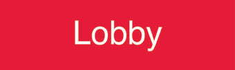 NMC EN12R-ENGRAVED, LOBBY, 3X10, RED, 2PLY PLASTIC (1 EACH)