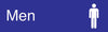NMC EN14BL-ENGRAVED,  MEN,  GRAPHIC,  3X10, BLUE,  2PLY PLASTIC (1 EACH)