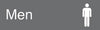 NMC EN14GY-ENGRAVED,  MEN,  GRAPHIC,  3X10, GREY,  2PLY PLASTIC (1 EACH)