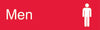 NMC EN14R-ENGRAVED,  MEN,  GRAPHIC,  3X10, RED,  2PLY PLASTIC (1 EACH)