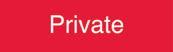 NMC EN17R-ENGRAVED,  PRIVATE,  3X10, RED,  2PLY PLASTIC (1 EACH)
