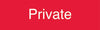 NMC EN17R-ENGRAVED,  PRIVATE,  3X10, RED,  2PLY PLASTIC (1 EACH)