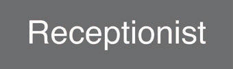NMC EN18GY-ENGRAVED,  RECEPTIONIST,  3X10, GREY,  2PLY PLASTIC (1 EACH)