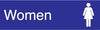 NMC EN24BL-ENGRAVED,  WOMEN,  GRAPHIC,  3X10, BLUE,  2PLY PLASTIC (1 EACH)