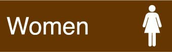 NMC EN24BN-ENGRAVED, WOMEN (GRAPHIC), 3X10 BROWN, 2 PLY PLASTIC (1 EACH)