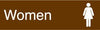 NMC EN24BN-ENGRAVED, WOMEN (GRAPHIC), 3X10 BROWN, 2 PLY PLASTIC (1 EACH)