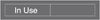 NMC EN301GY-ENGRAVED,  IN USE/VACANT,  2X10, GREY,  2PLY PLASTIC (1 EACH)