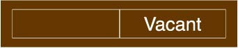 NMC EN302BN-ENGRAVED,  OCCUPIED / VACANT,  2X10, BROWN,  2PLY PLASTIC (1 EACH)