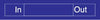 NMC EN306BL-ENGRAVED,  IN/OUT,  2X10, BLUE,  2PLY PLASTIC (1 EACH)