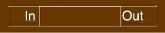 NMC EN306BN-ENGRAVED,  IN /OUT,  2X10, BROWN,  2PLY PLASTIC (1 EACH)