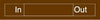 NMC EN306BN-ENGRAVED,  IN /OUT,  2X10, BROWN,  2PLY PLASTIC (1 EACH)