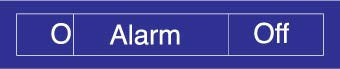 NMC EN308BL-ENGRAVED,  ALARM ON/OFF,  2X10, BLUE,  2PLY PLASTIC (1 EACH)