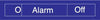 NMC EN308BL-ENGRAVED,  ALARM ON/OFF,  2X10, BLUE,  2PLY PLASTIC (1 EACH)