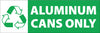 NMC ENV20AP-(GRAPHIC) ALUMINUM CANS ONLY, 7.5X2.5, PS VINYL (PAK OF 5)