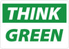 NMC ENV33AB-THINK GREEN, 10X14, .040 ALUM (1 EACH)
