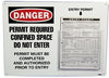 NMC EPH-ENTRY PERMIT HOLDER W/POCKET, 16X22, RIGID PLASTIC (1 EACH)