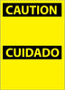 NMC ESC1PB-CAUTION, (HEADER ONLY) (BILINGUAL), 14X10, PS VINYL (1 EACH)