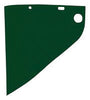 Fibre-Metal 4199IRUV5 by Honeywell High Performance Model 4199 9 3/4" X 19" X .06" Green Shade 5 Injection Molded Propionate Extended View Faceshield For Use With Models F400 And F500 Mounting Crown  (1/EA)