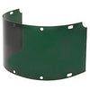 Fibre-Metal 4750IRUV5 by Honeywell High Performance Model 4750 8" X 16 1/2" X .06" Green Shade 5 Injection Molded Propionate Wide View Faceshield For Use With FM70DC Dual Crown High Performance Faceshield System  (12/EA)