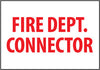 NMC FL202P-FIRE DEPARTMENT CONNECTOR, 7X10, PS VINYL (1 EACH)