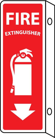 NMC FX124R-FIRE EXTINGUISHER (VERTICAL), (DBL FACED FLANGED), 12X4, RIGID PLASTIC (1 EACH)