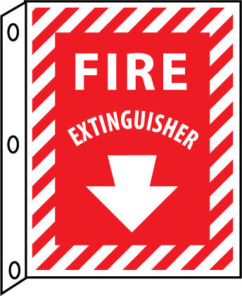 NMC FXFMA-FIRE EXTINGUISHER, (DBL FACED FLANGED), 12X9, .040 ALUM (1 EACH)