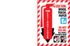 NMC FXPMAR-FIRE EXTINGUISHER PICTORIAL CLASS MARKER, 12X9, RIGID PLASTIC (1 EACH)