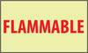 NMC GL146PP-FIRE, FLAMMABLE, 3X5, PS VINYLGLOW (1 EACH)
