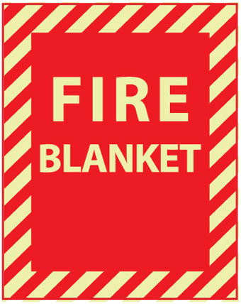 NMC GL147R-FIRE, FIRE BLANKET, 12X9, RIGID PLASTICGLOW (1 EACH)