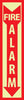 NMC GL172P-FIRE, FIRE ALARM, 18X4, PS VINYLGLOW (1 EACH)