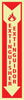NMC GL175R-FIRE, FIRE EXTINGUISHER BILINGUAL, 18X4, RIGID PLASTICGLOW (1 EACH)