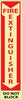 NMC GL200R-FIRE EXTINGUISHER, DO NOT BLOCK, 18X4, GLOW RIGID PLASTIC (1 EACH)