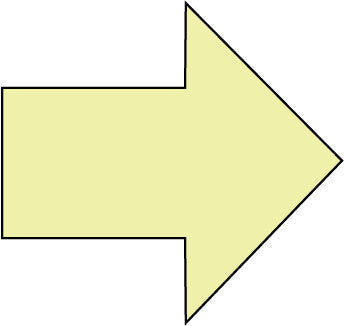 NMC GL20P-ARROW 3'' DIE CUT, PS GLOW (1 EACH)