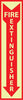 NMC GL23R-FIRE EXTINGUISHER, 18X4, GLOW RIGID (1 EACH)