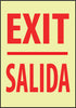 NMC GL30PC-EXIT (BILINGUAL), 20X14, PS GLOW (1 EACH)