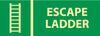 NMC GL313P-ESCAPE LADDER, 5X14, PS GLOW (1 EACH)
