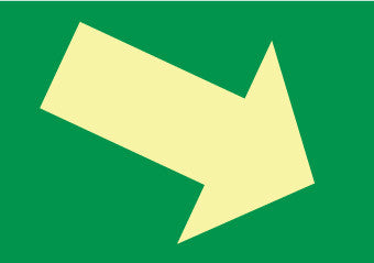 NMC GL322P-ARROW GRAPHIC DIAGIONAL, 7X10, PS GLOW (1 EACH)