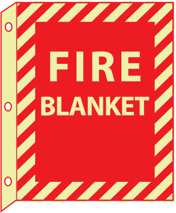 NMC GLTV19-FIRE, FIRE BLANKET, 12X9, PLASTIC FLANGEDGLOW (1 EACH)