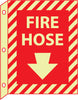 NMC GLTV21-FIRE, FIRE HOSE, 12X9, PLASTIC FLANGEDGLOW (1 EACH)