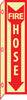 NMC GLTV46-FIRE, FIRE HOSE, 18X4, PLASTIC FLANGED, GLOW (1 EACH)