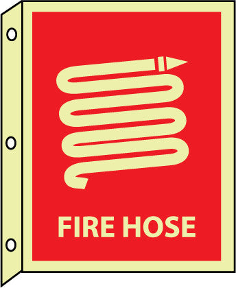 NMC GLTV8-FIRE, FIRE HOSE, 10X8, PLASTIC FLANGEDGLOW (1 EACH)